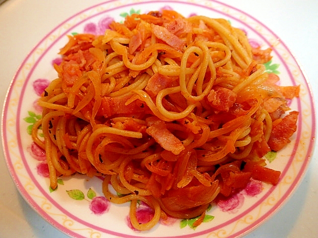 ❤ちゃんぽん麺でナポリタン❤ レシピ・作り方 by ぷ〜みぃまま♪|楽天レシピ